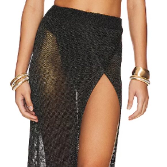 superdown Black Maxi Skirt - Picture 1 of 16